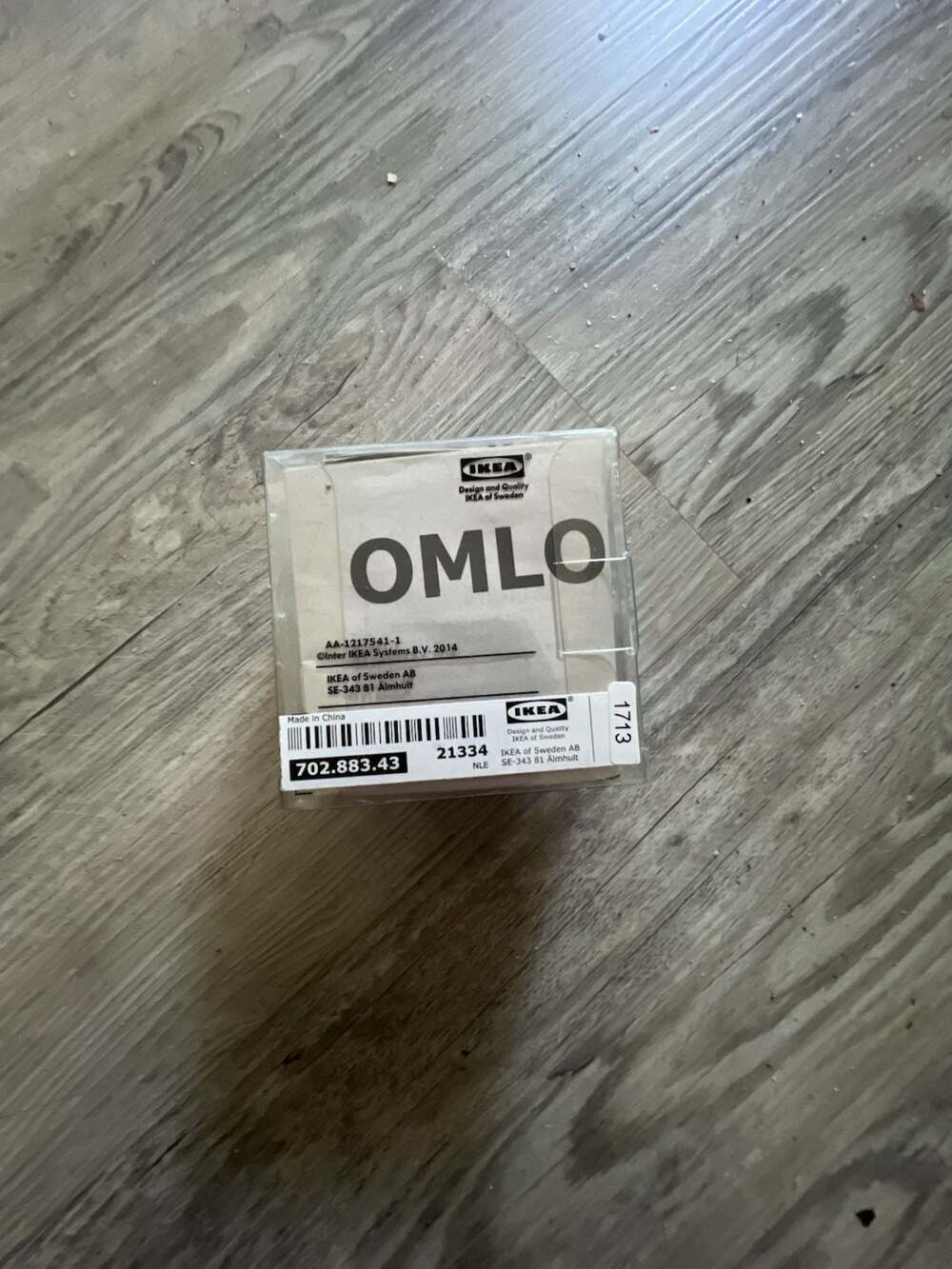 IKEA OMLOPP LED Spotlight Black 702.883.43 New in Box